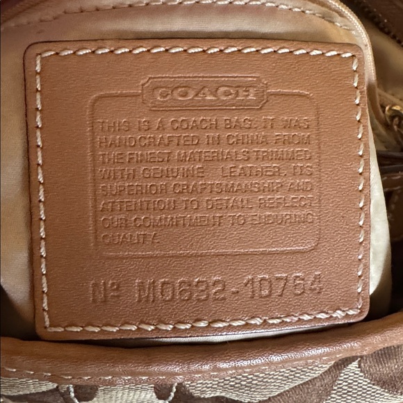 Coach Brown Patterned Women's shoulder bag - Picture 10 of 11